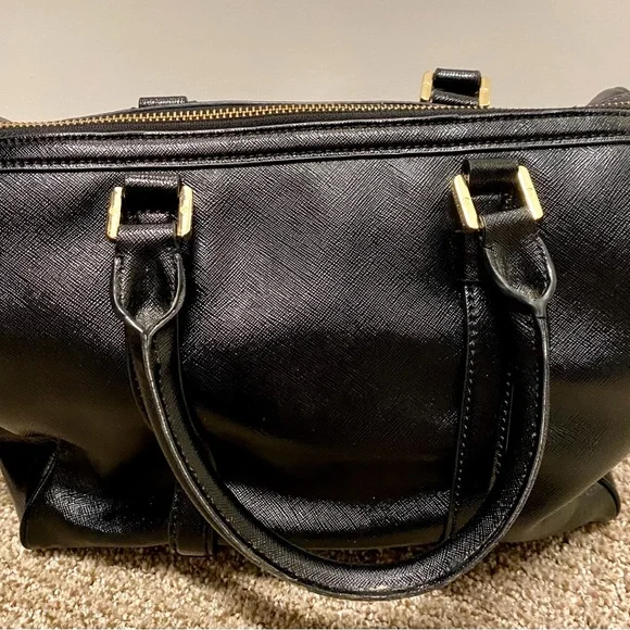 Tory Burch Black Crossbody Tophandle Bag